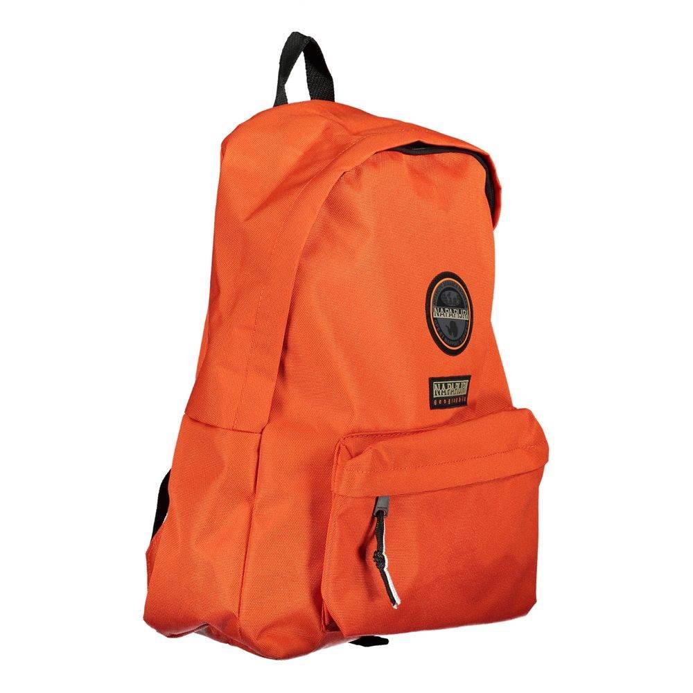 Napapijri Eco-Chic Orange Backpack for the Modern Explorer - Hilstor