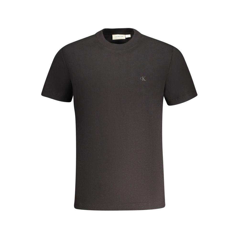 Calvin Klein Black Cotton Men T-Shirt - Hilstor
