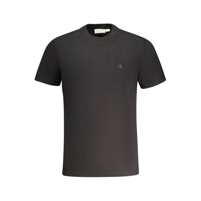 Calvin Klein Black Cotton Men T-Shirt - Hilstor