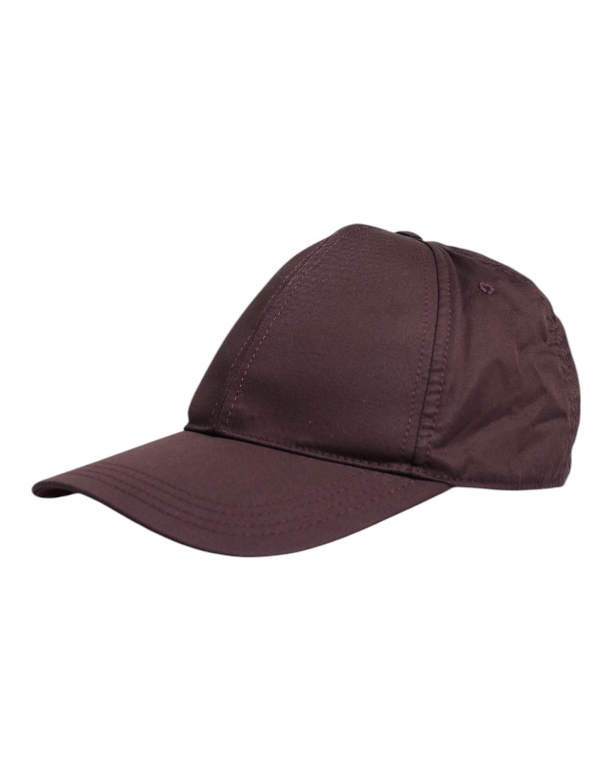 Dolce & Gabbana Brown Cotton DG Crown 6 Panels Baseball Cap - Hilstor