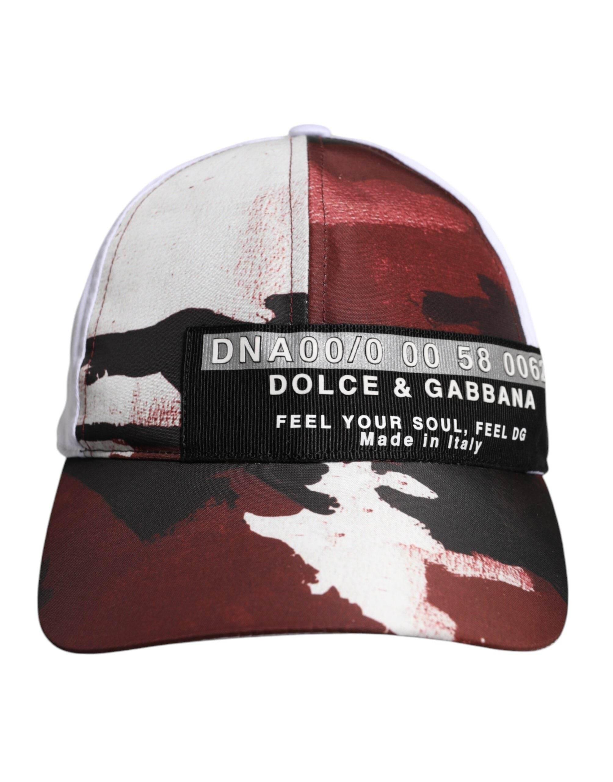 Dolce & Gabbana White Camouflage Print 6 Panels Baseball Cap - Hilstor