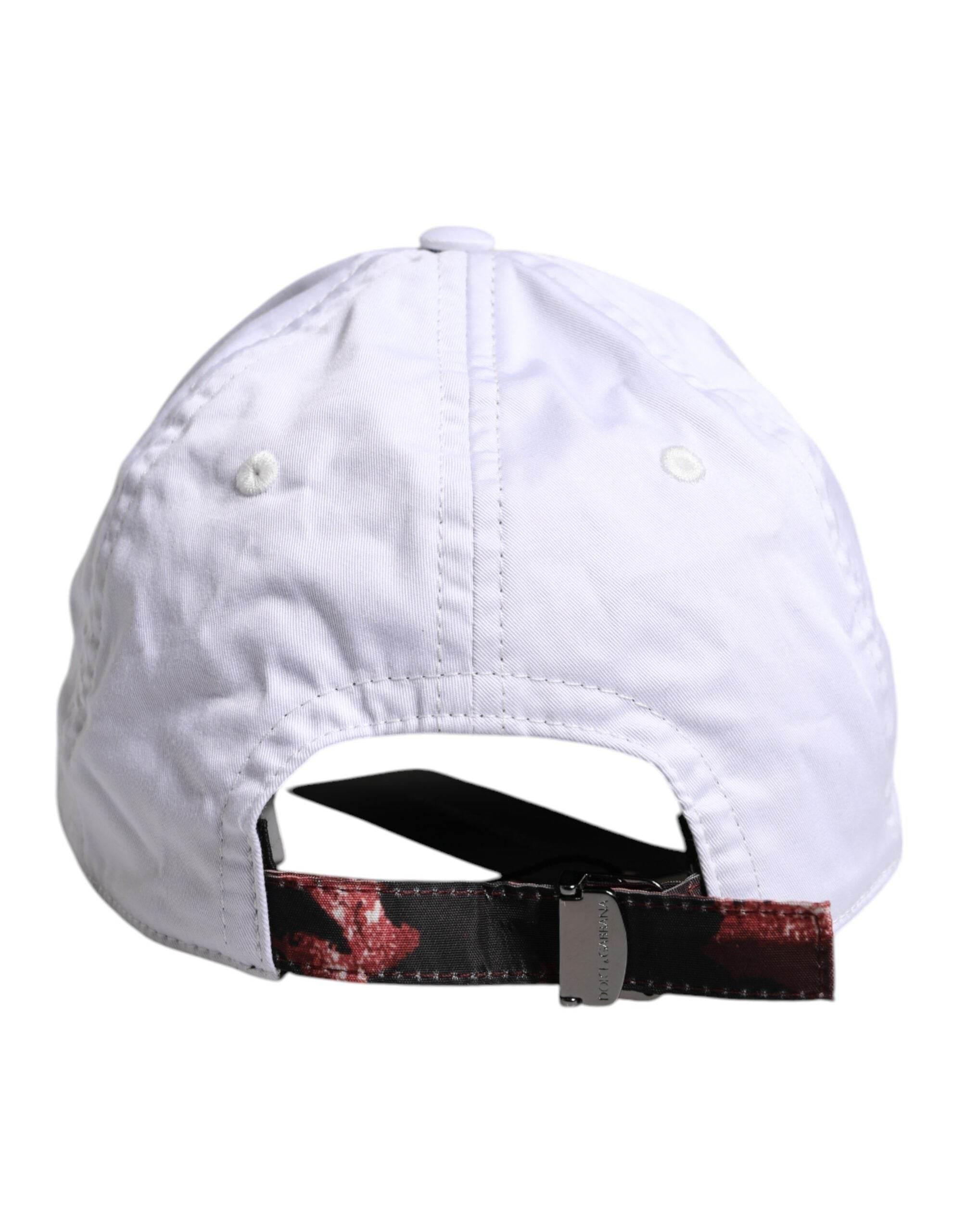 Dolce & Gabbana White Camouflage Print 6 Panels Baseball Cap - Hilstor