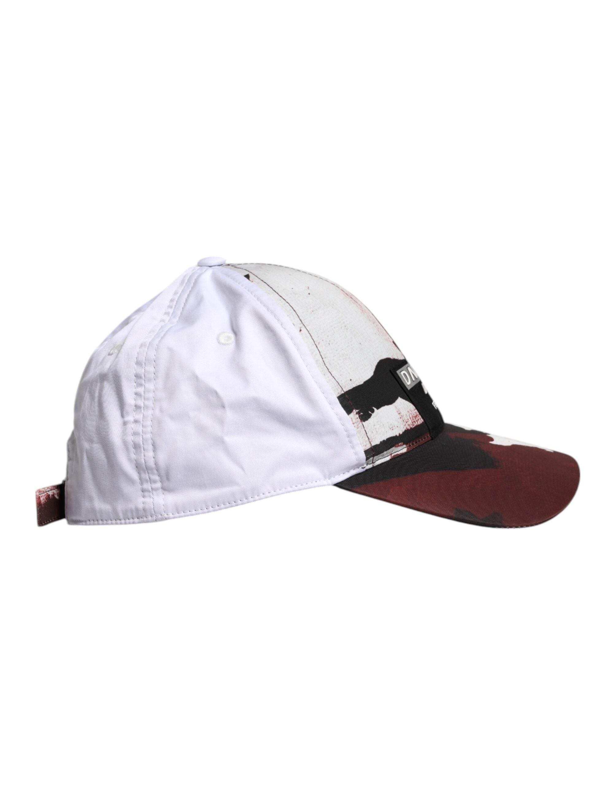 Dolce & Gabbana White Camouflage Print 6 Panels Baseball Cap - Hilstor