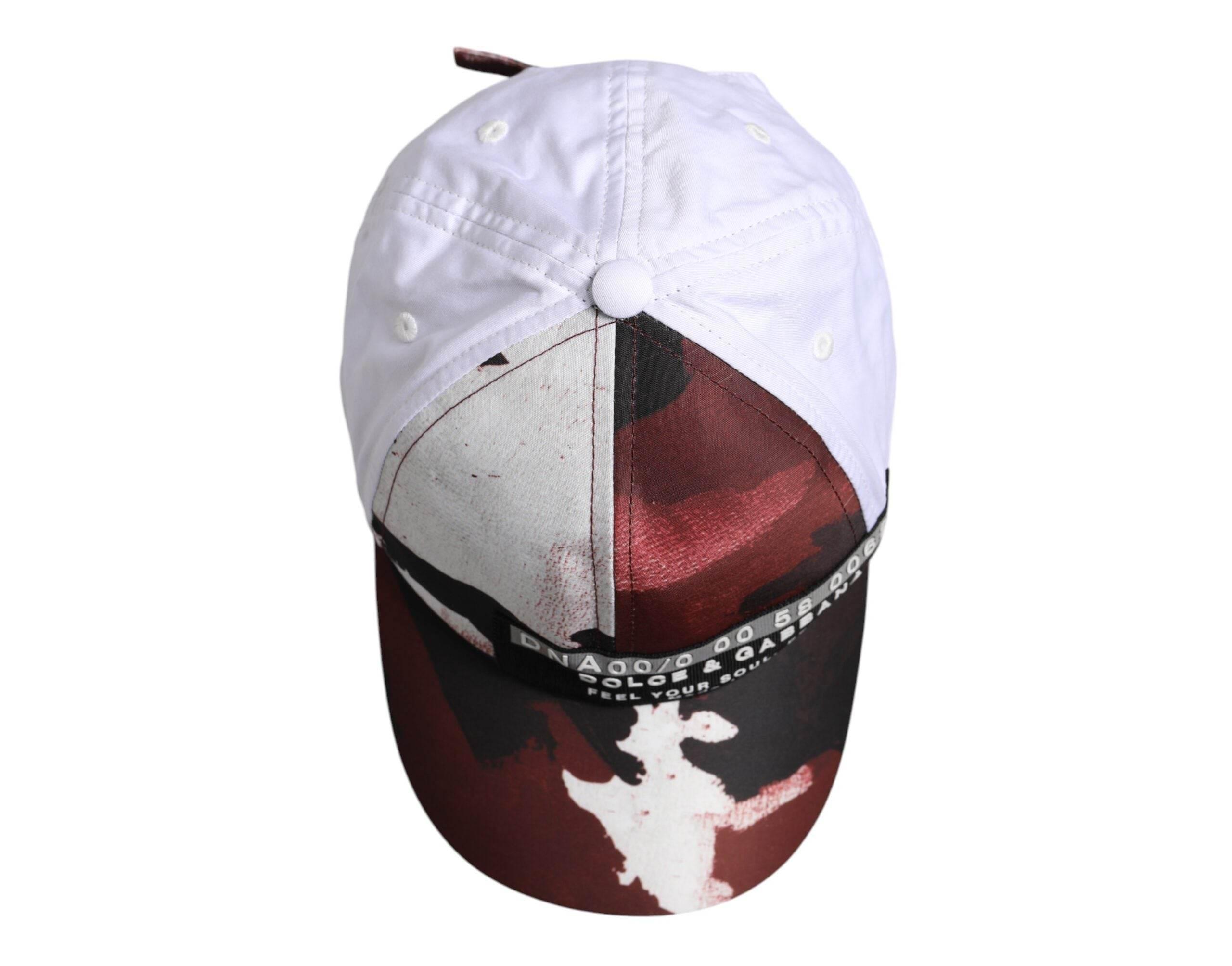Dolce & Gabbana White Camouflage Print 6 Panels Baseball Cap - Hilstor