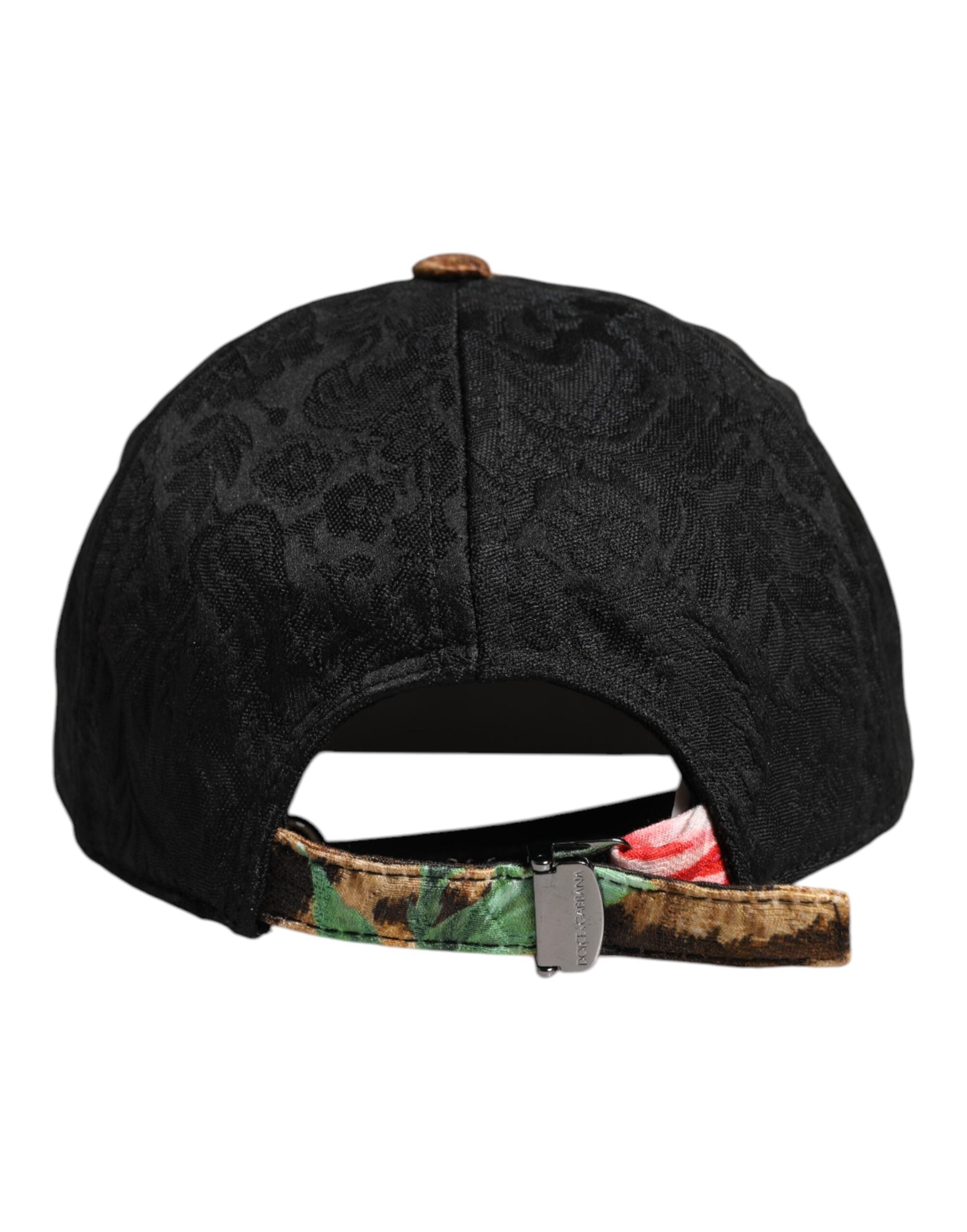 Dolce &amp; Gabbana Flerfärgad DG-logotyp med 6 paneler i basebollkeps