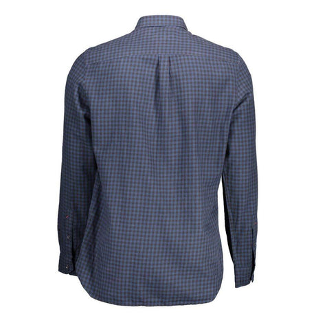 U.S. POLO ASSN. Blue Cotton Men Shirt - Hilstor