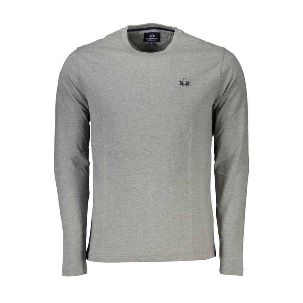 La Martina Elegant Long-Sleeved Crew Neck Tee - Hilstor