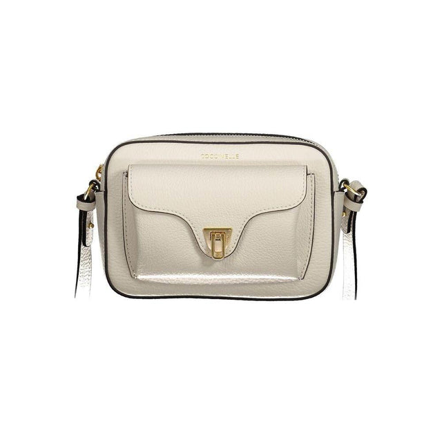 Coccinelle White Leather Handbag - Hilstor