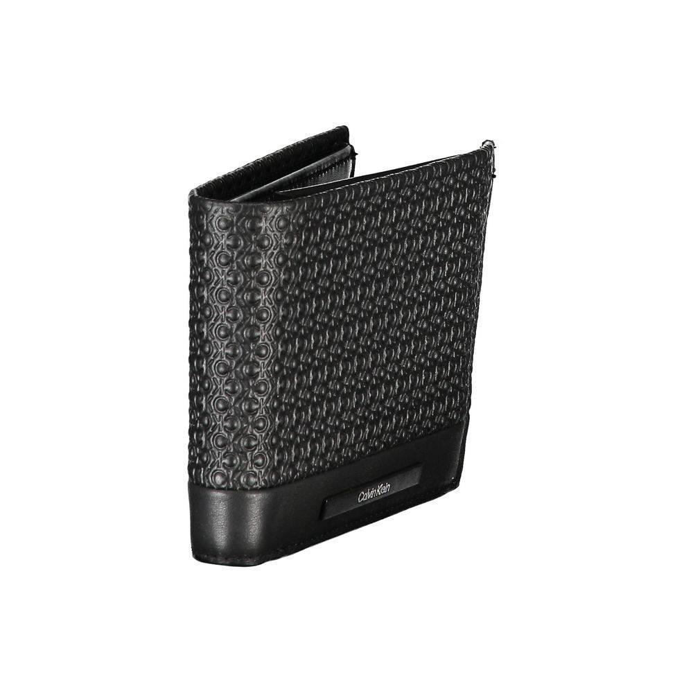 Calvin Klein Elegant Black Leather RFID Wallet - Hilstor