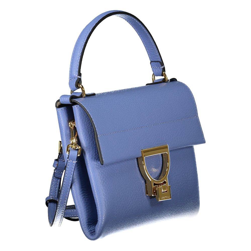 Coccinelle Light Blue Leather Women Handbag - Hilstor