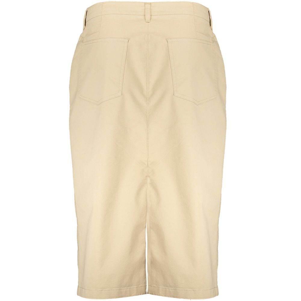Gant Beige Cotton Women Skirt - Hilstor
