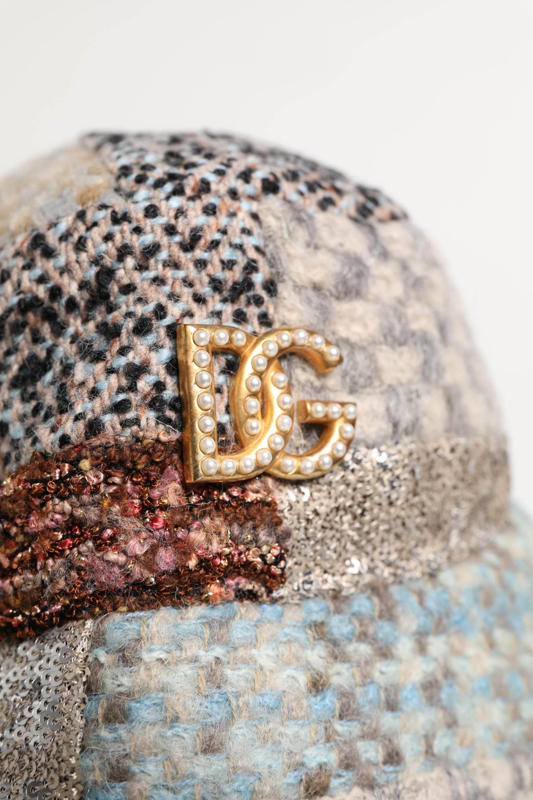 Dolce & Gabbana Multicolor Patchwork Embellished Bucket Hat - Hilstor