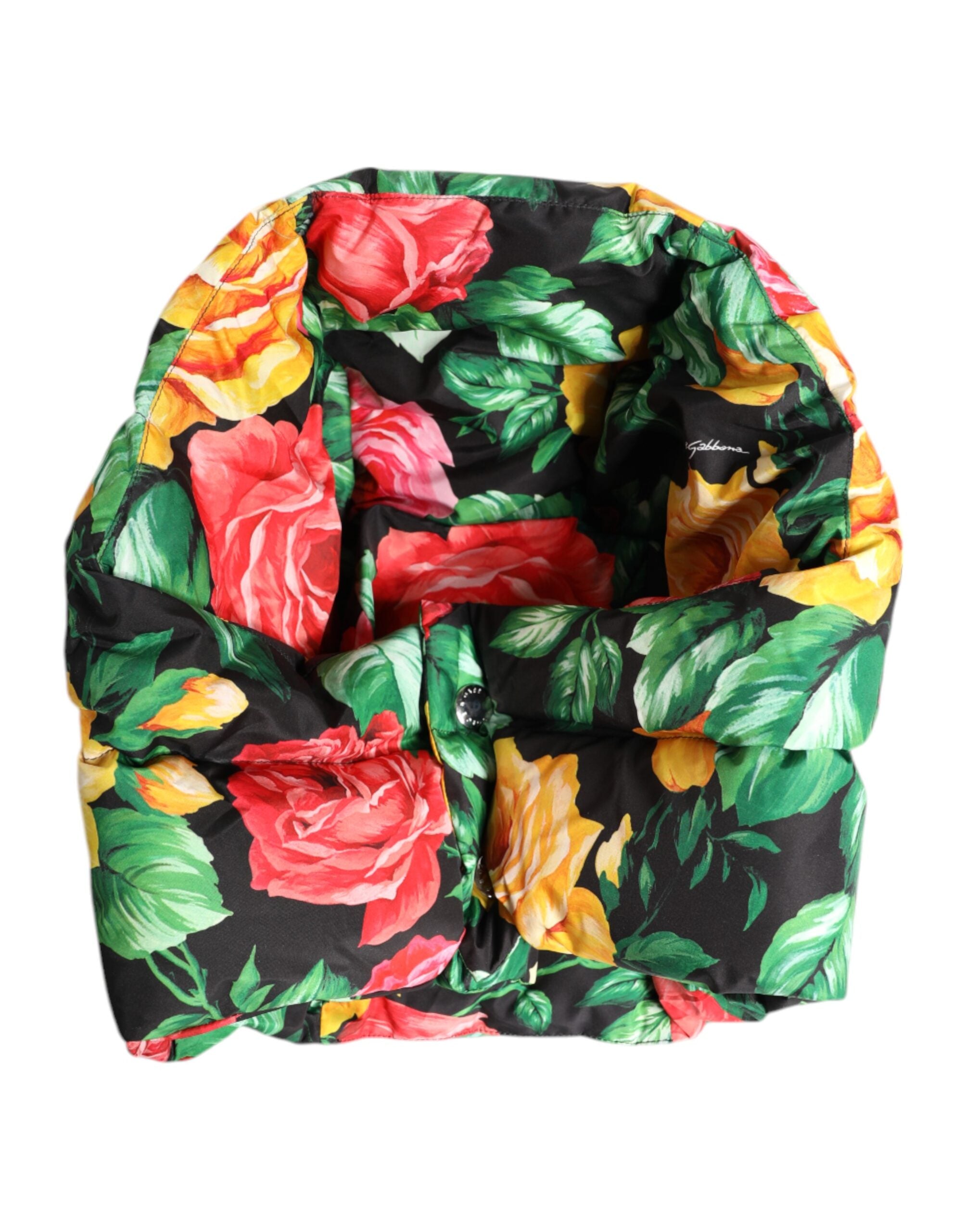 Dolce &amp; Gabbana Flerfarvet Blomsterprint Helhovedet Wrap-hat