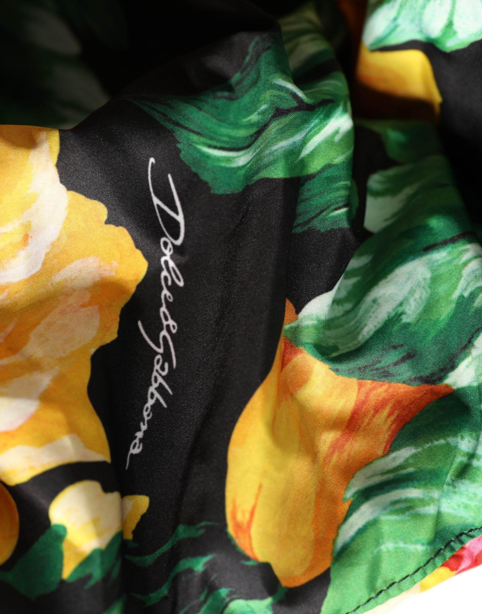 Dolce & Gabbana Multicolor Floral Print Whole Head Wrap Hat - Hilstor