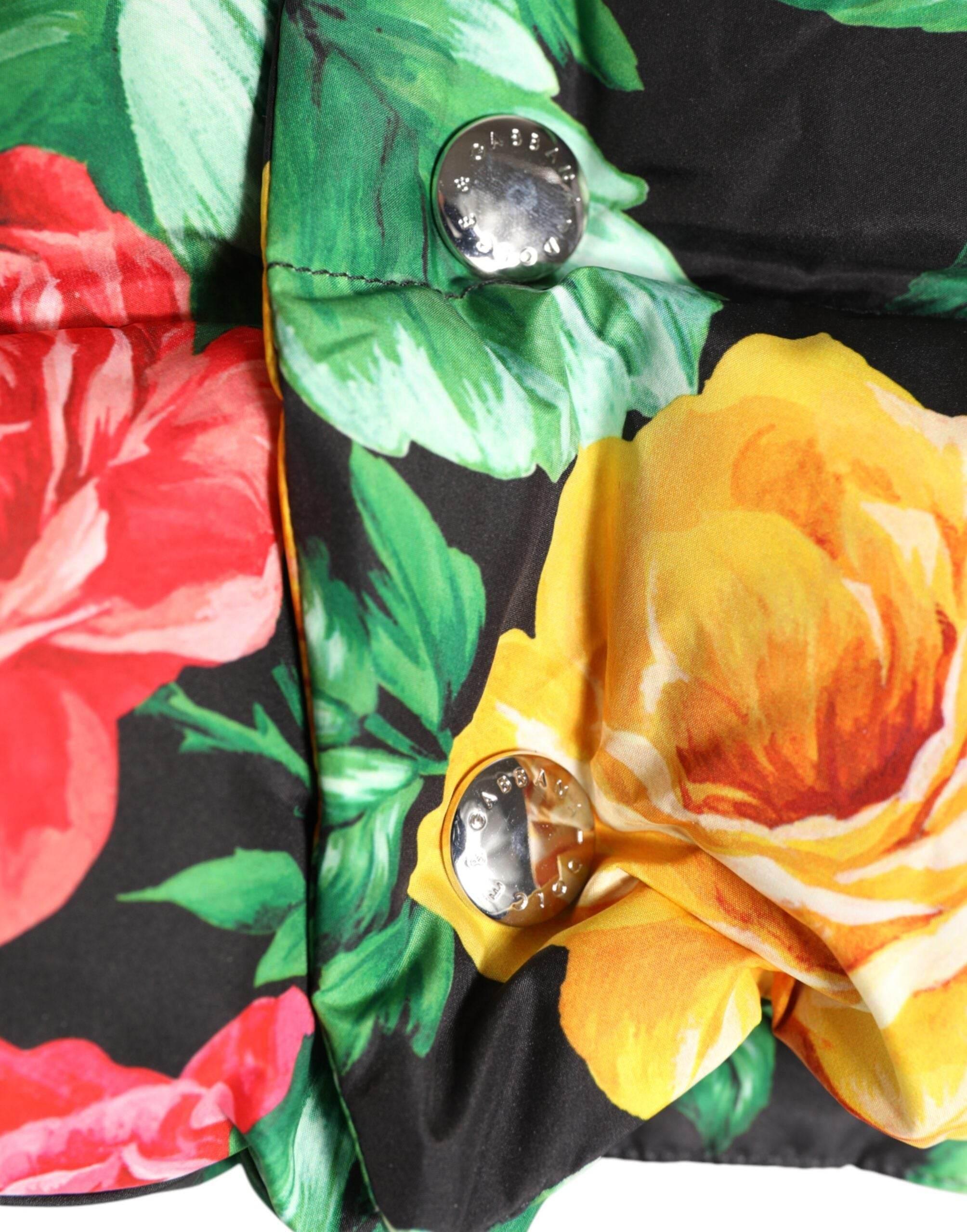 Dolce & Gabbana Multicolor Floral Print Whole Head Wrap Hat - Hilstor