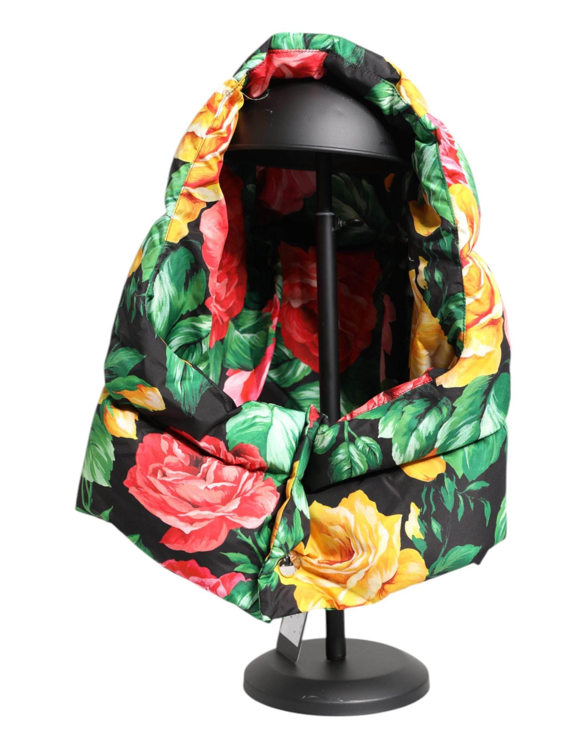 Dolce & Gabbana Multicolor Floral Print Whole Head Wrap Hat - Hilstor