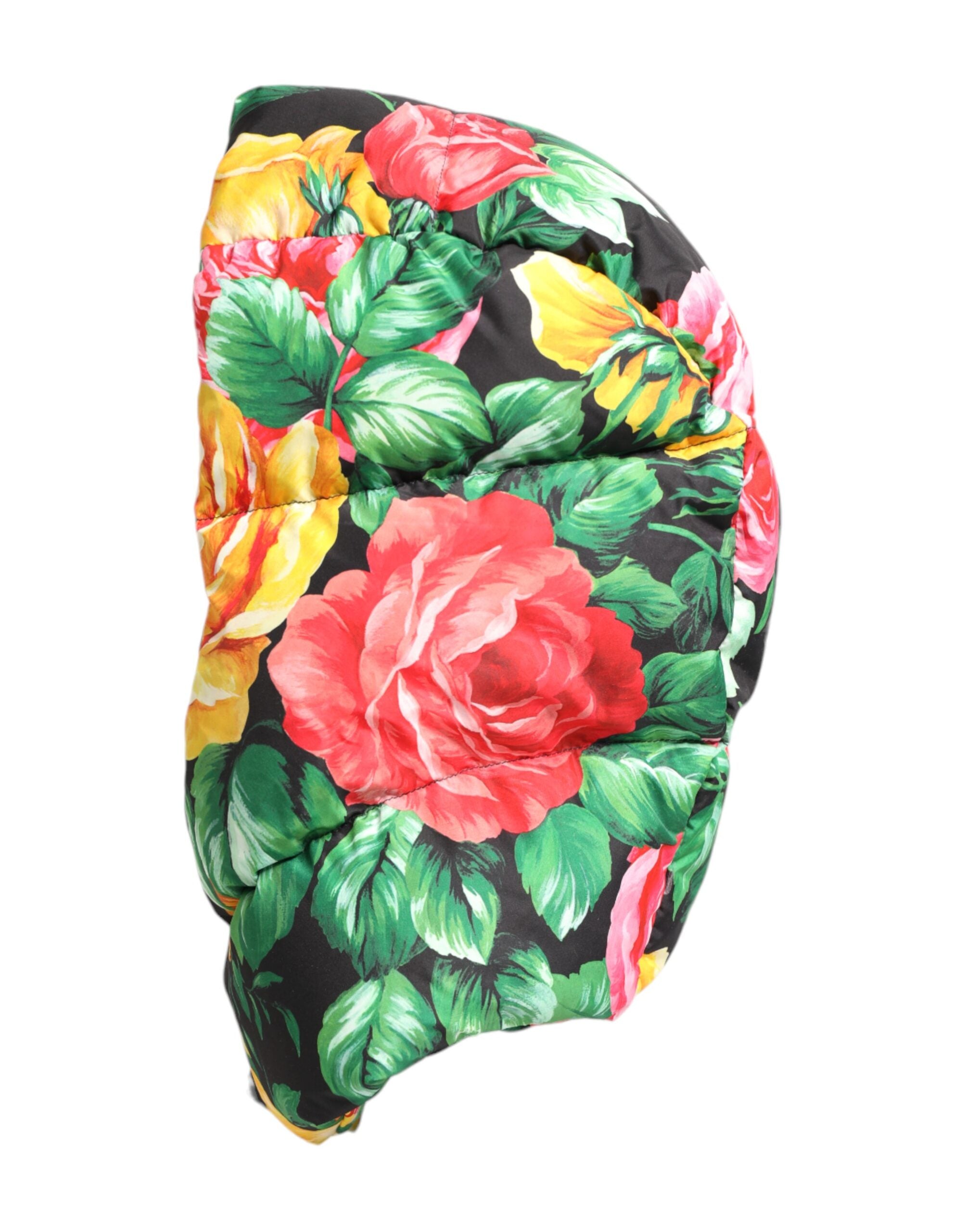 Dolce &amp; Gabbana Flerfarvet Blomsterprint Helhovedet Wrap-hat
