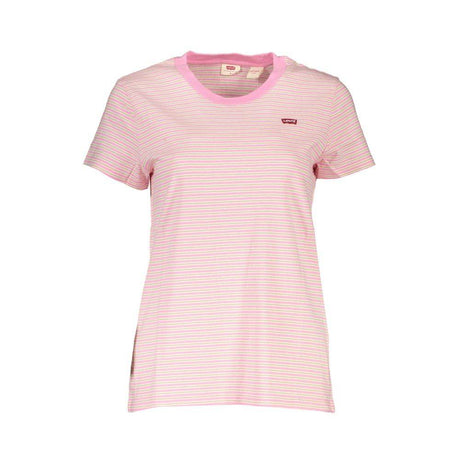 Levi's Pink Cotton Women T-Shirt - Hilstor