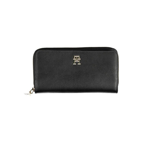 Tommy Hilfiger Black Polyethylene Women Wallet - Hilstor