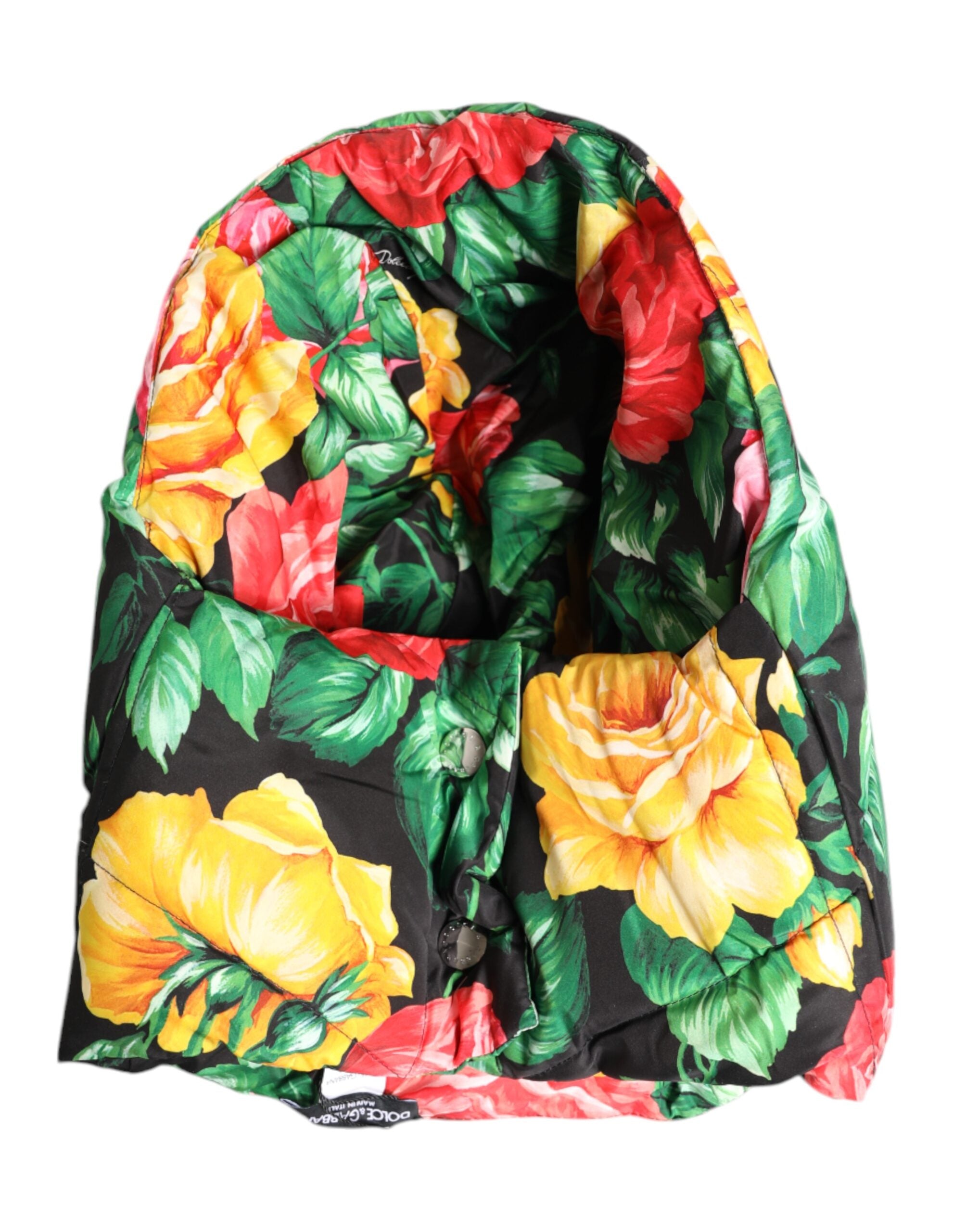 Dolce &amp; Gabbana Flerfarvet Blomsterprint Helhovedet Wrap-hat