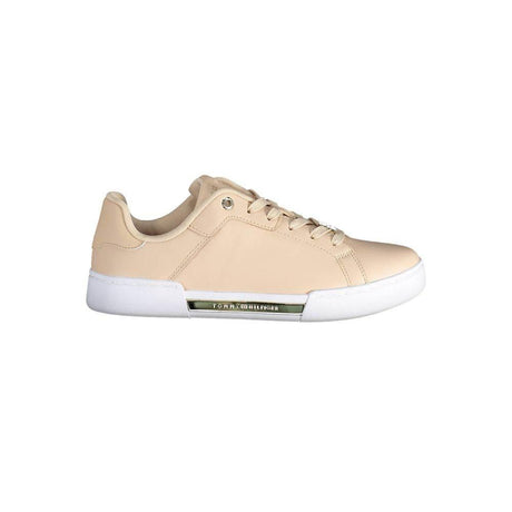 Tommy Hilfiger Pink Leather Women Sneaker - Hilstor
