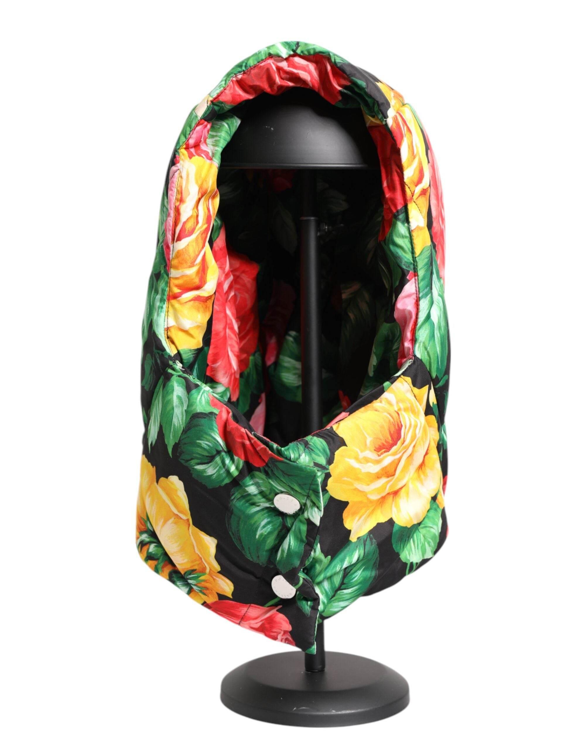 Dolce & Gabbana Multicolor Floral Print Whole Head Wrap Hat - Hilstor