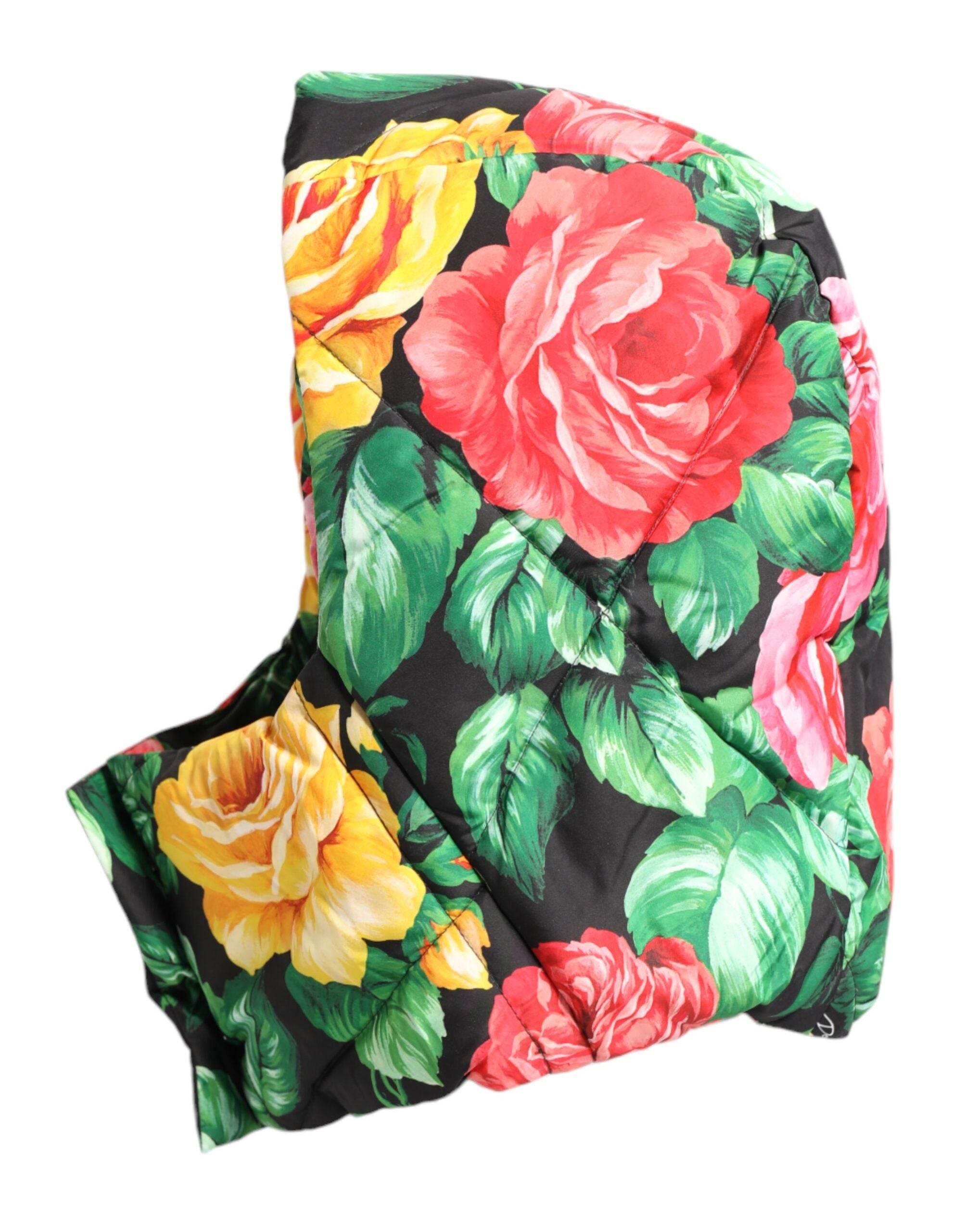 Dolce & Gabbana Multicolor Floral Print Whole Head Wrap Hat - Hilstor