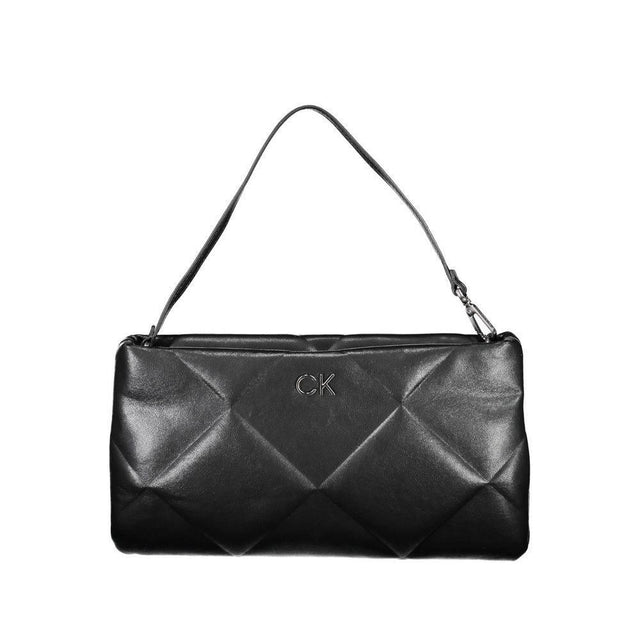 Calvin Klein Black Polyester Handbag - Hilstor