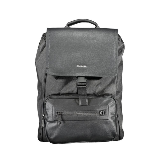 Calvin Klein Black Polyester Backpack - Hilstor