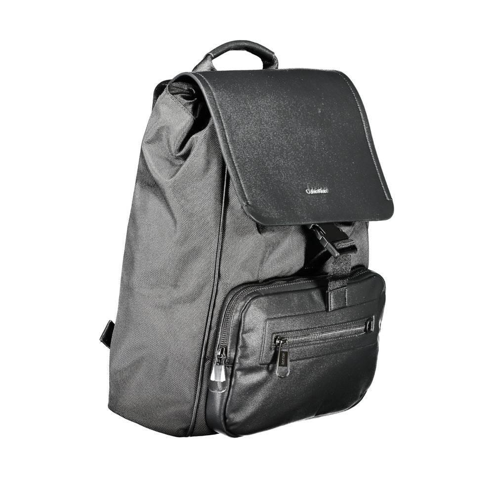 Calvin Klein Black Polyester Backpack - Hilstor