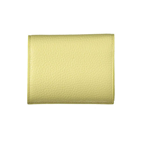 Coccinelle Yellow Leather Wallet - Hilstor