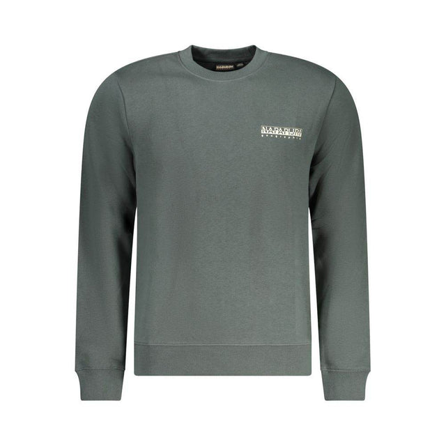 Napapijri Green Cotton Men Sweater - Hilstor