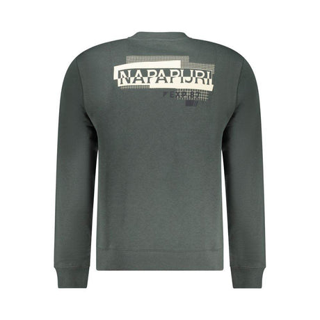 Napapijri Green Cotton Men Sweater - Hilstor