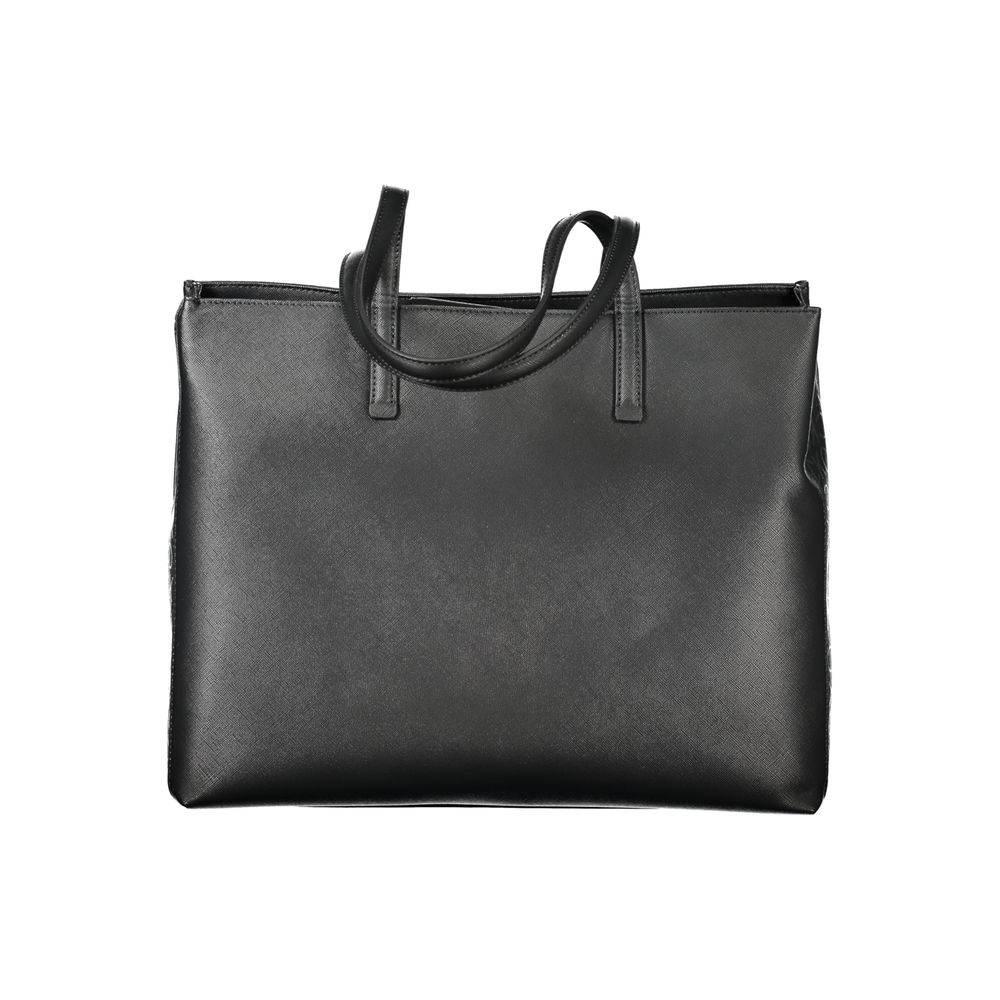 Calvin Klein sort polyethylen håndtaske til kvinder