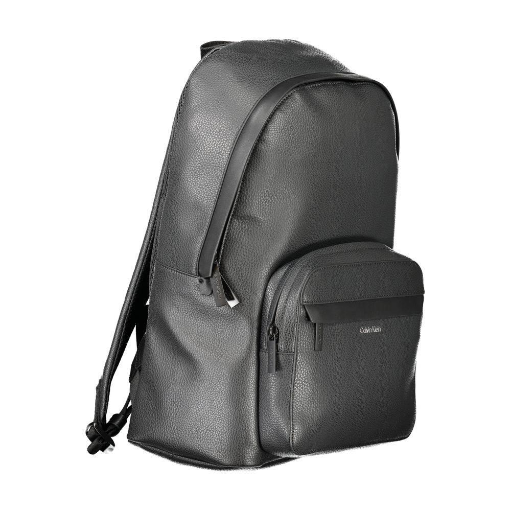 Calvin Klein Black Polyester Men Backpack - Hilstor