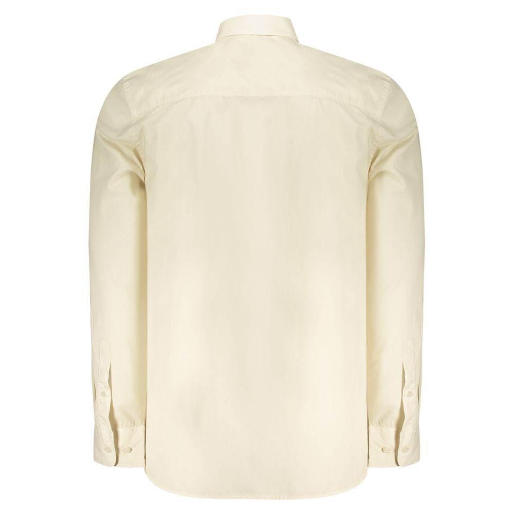 North Sails Beige Cotton Men Shirt - Hilstor