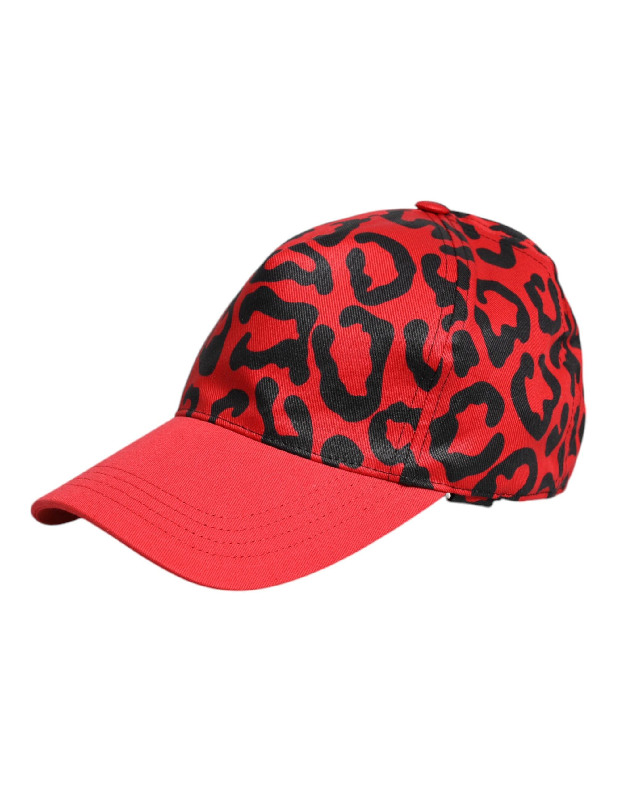 Dolce &amp; Gabbana Rød Bomuld 6 Paneler Dame Baseballkasket