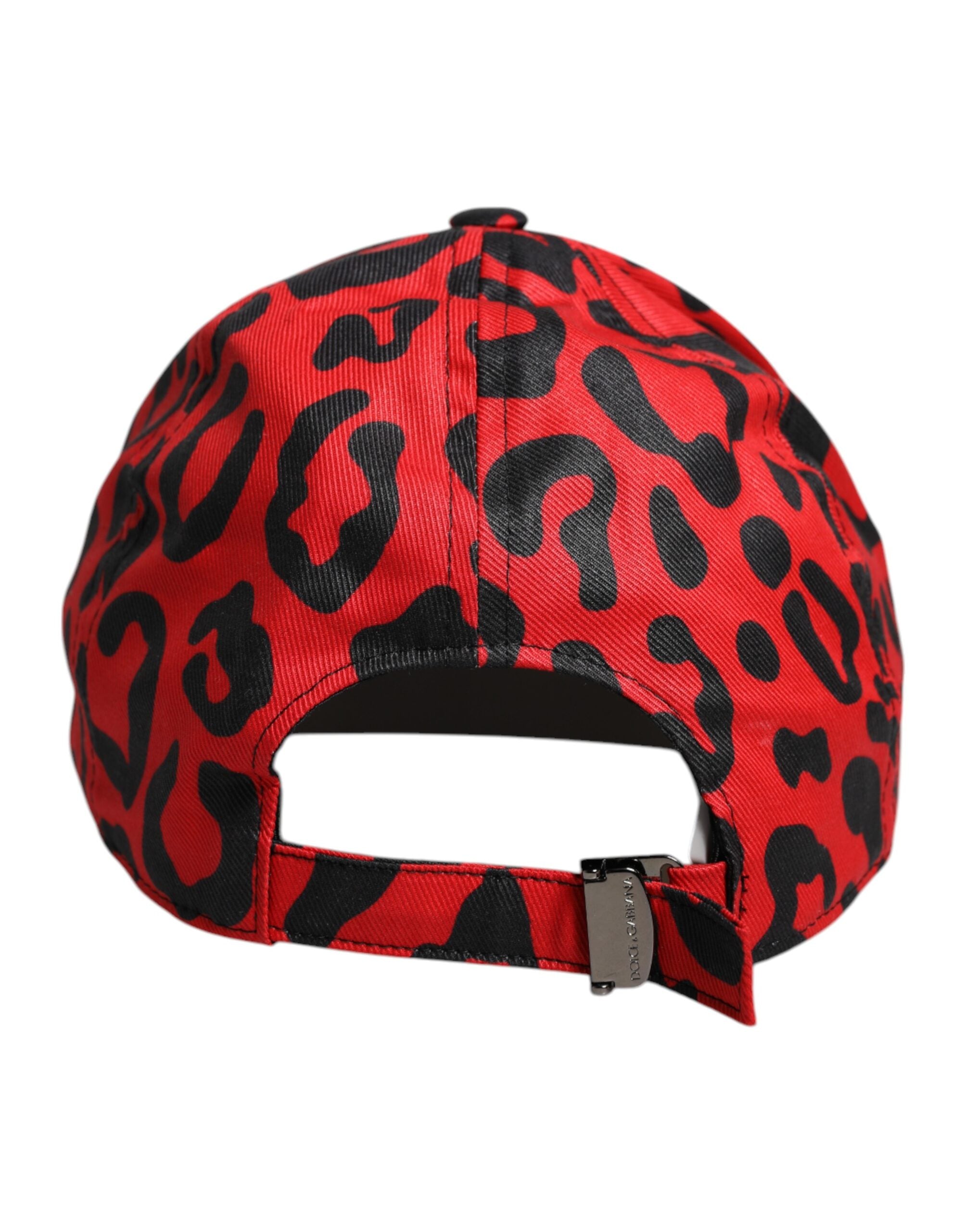 Dolce &amp; Gabbana Rød Bomuld 6 Paneler Dame Baseballkasket