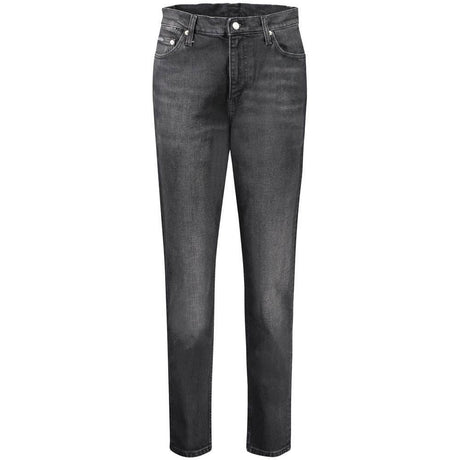 Calvin Klein Black Cotton Women Jeans - Hilstor
