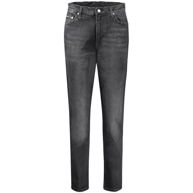 Calvin Klein Black Cotton Women Jeans - Hilstor