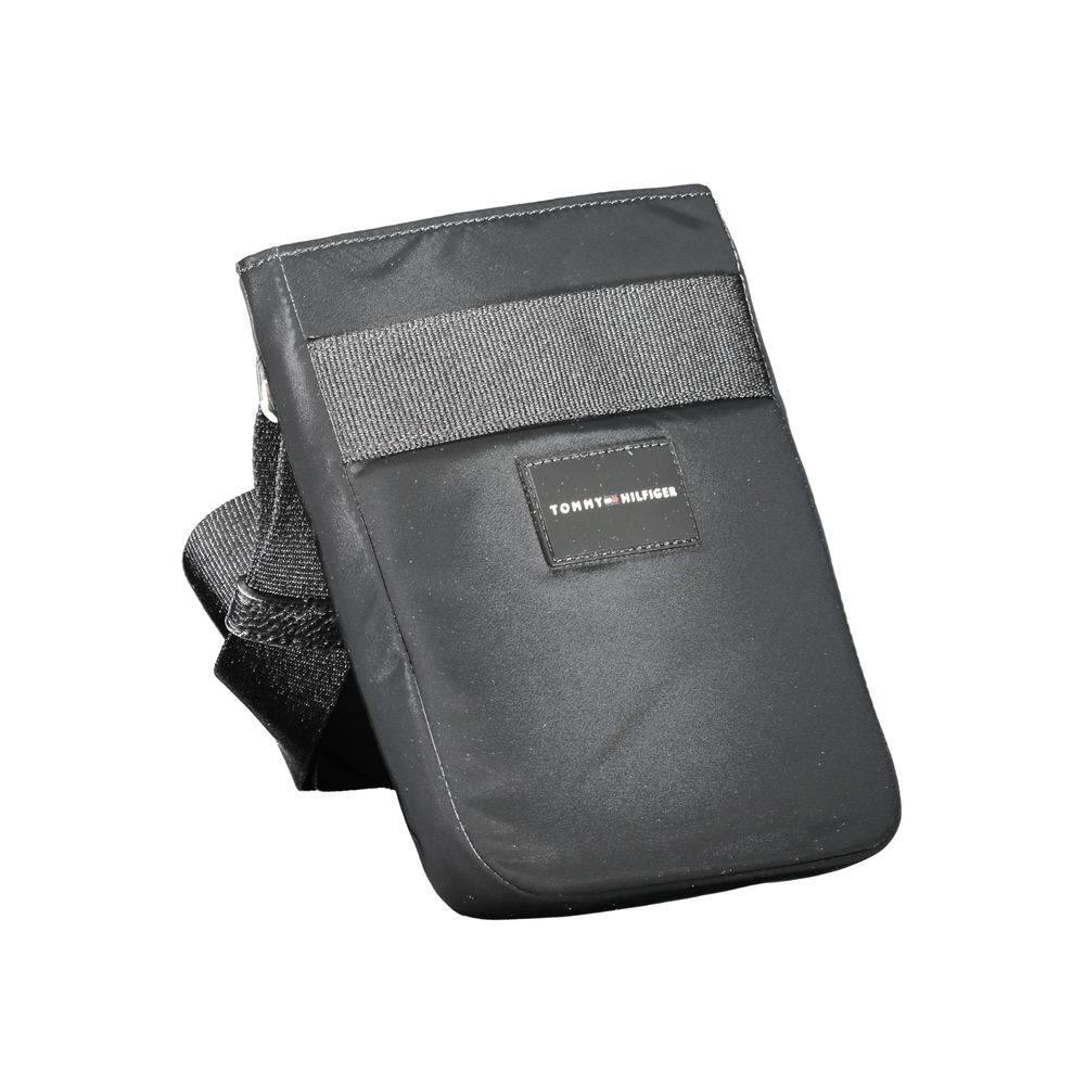 Tommy Hilfiger Black Polyester Shoulder Bag - Hilstor