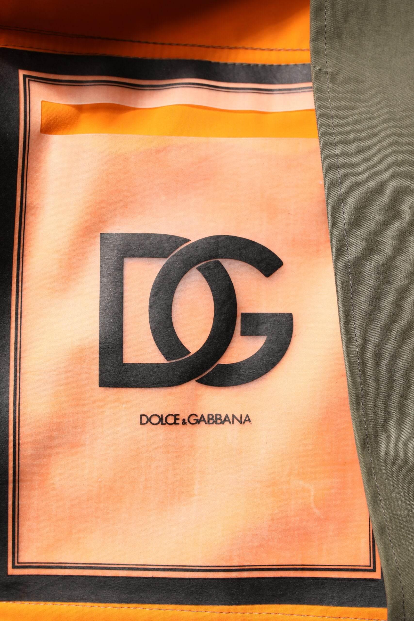 Dolce & Gabbana Multicolor Camouflage Button Hooded Jacket - Hilstor