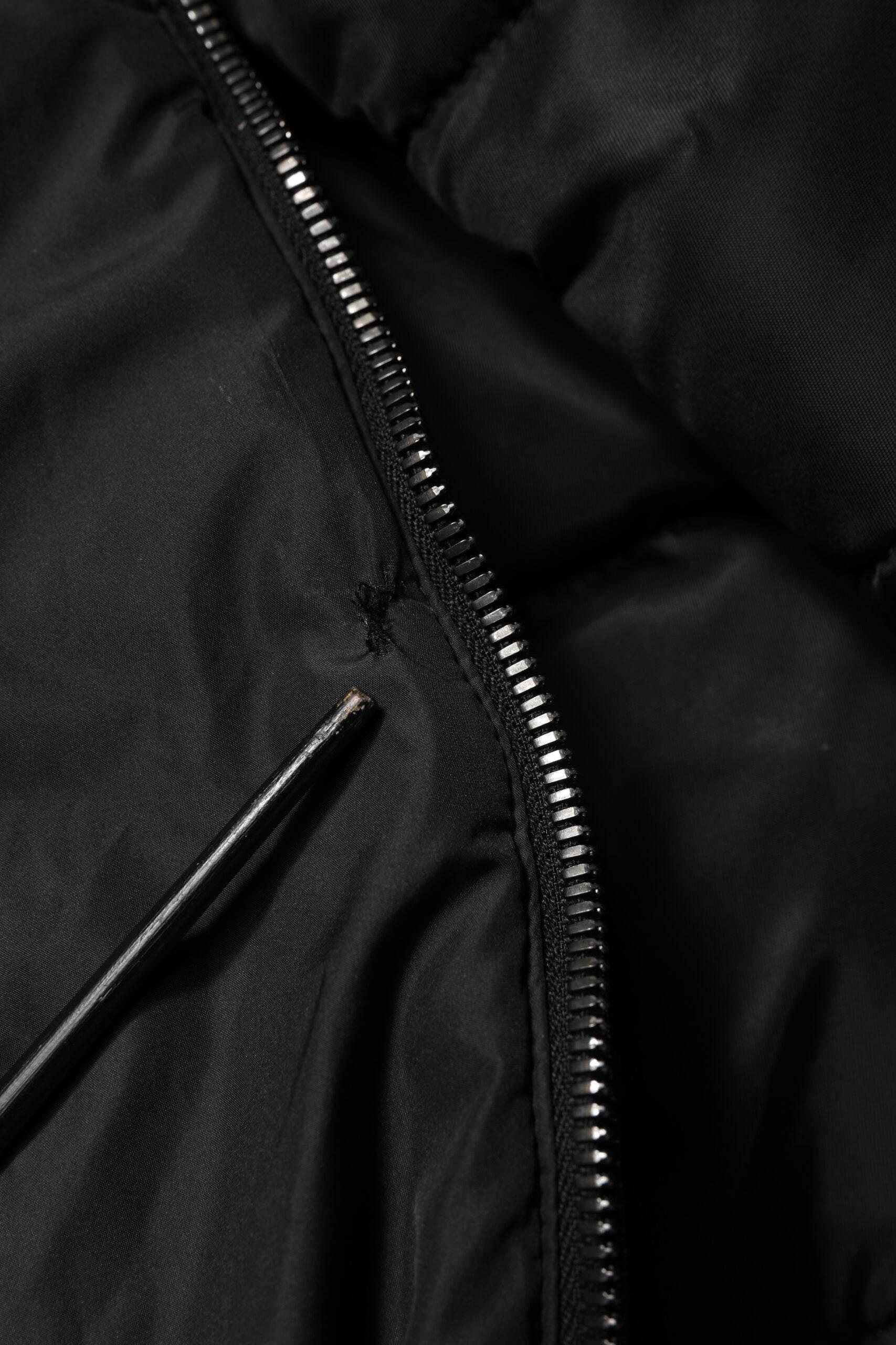 Dolce & Gabbana Black Hooded Parka Coat Winter Jacket - Hilstor