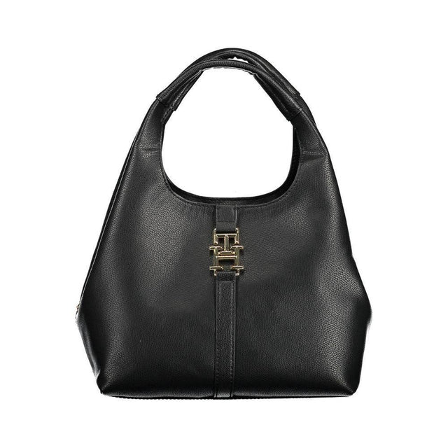 Tommy Hilfiger Black Polyethylene Women Handbag - Hilstor