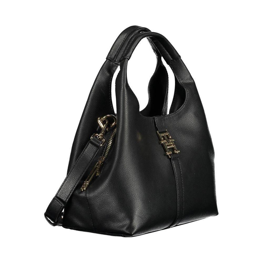 Tommy Hilfiger Black Polyethylene Women Handbag - Hilstor