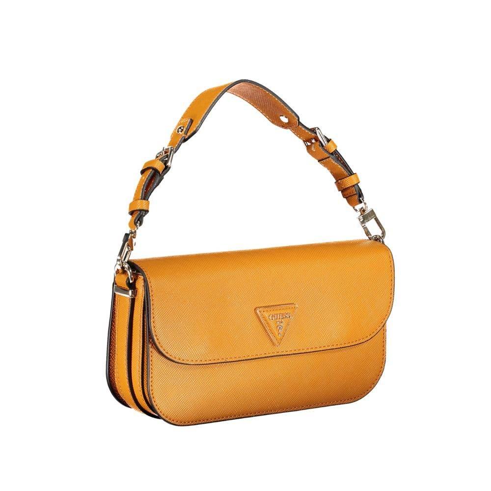 Guess Jeans Orange Polyethylene Handbag - Hilstor