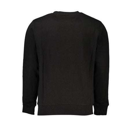 La Martina Black Cotton Men Sweater - Hilstor