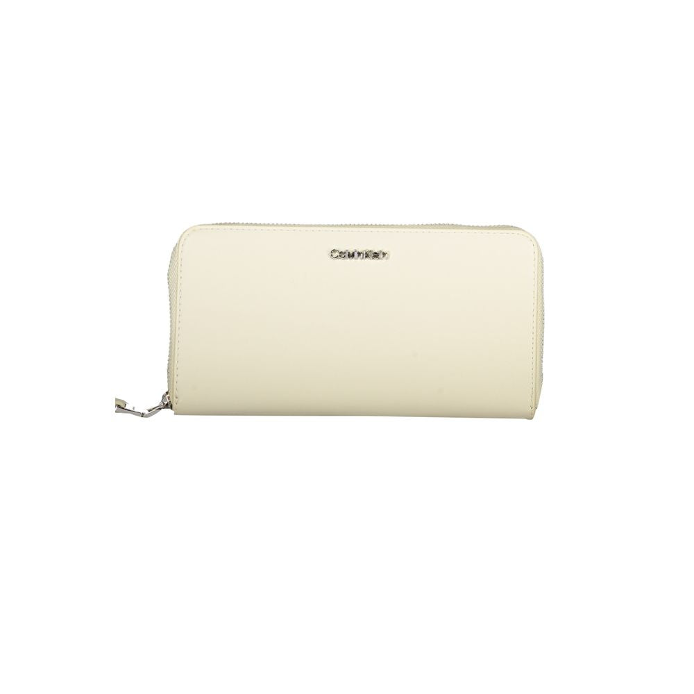 Calvin Klein beige pung i polyethylen