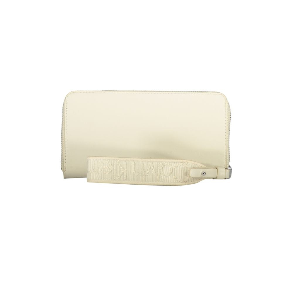 Calvin Klein beige pung i polyethylen