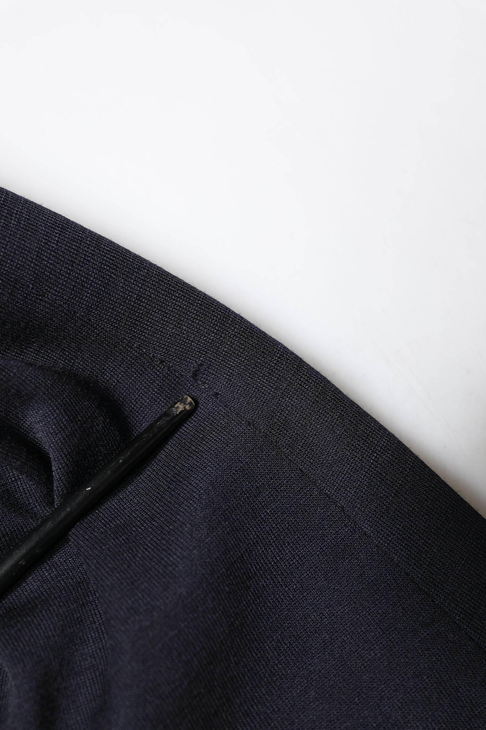 Dolce & Gabbana Black Wool Single Breasted Coat Suit Blazer - Hilstor